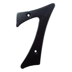 Numurs 7 gb-2531_7 105x65mm melns