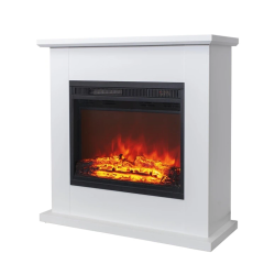 Elektriskais kamīns ws-q-11-mdf22w balts