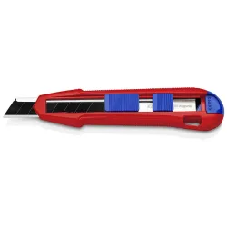 Snap-off knife Cutix, 18mm blade, with blade support, Knipex