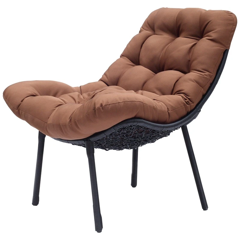 Krēsls āra tumši brūns