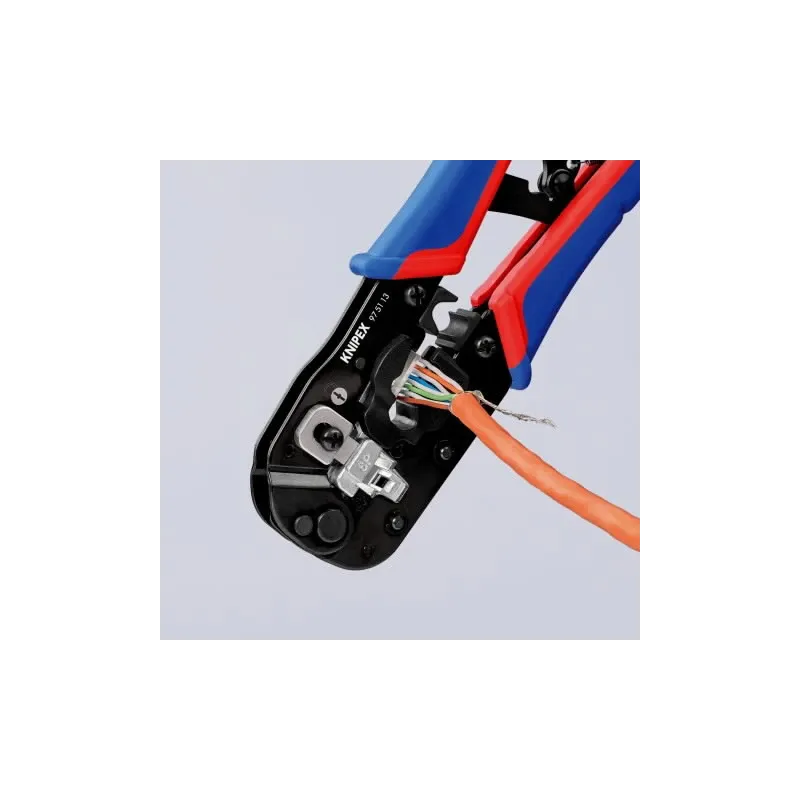 Laidų antgalių užspaudimo replės RJ45 kištukams, Knipex