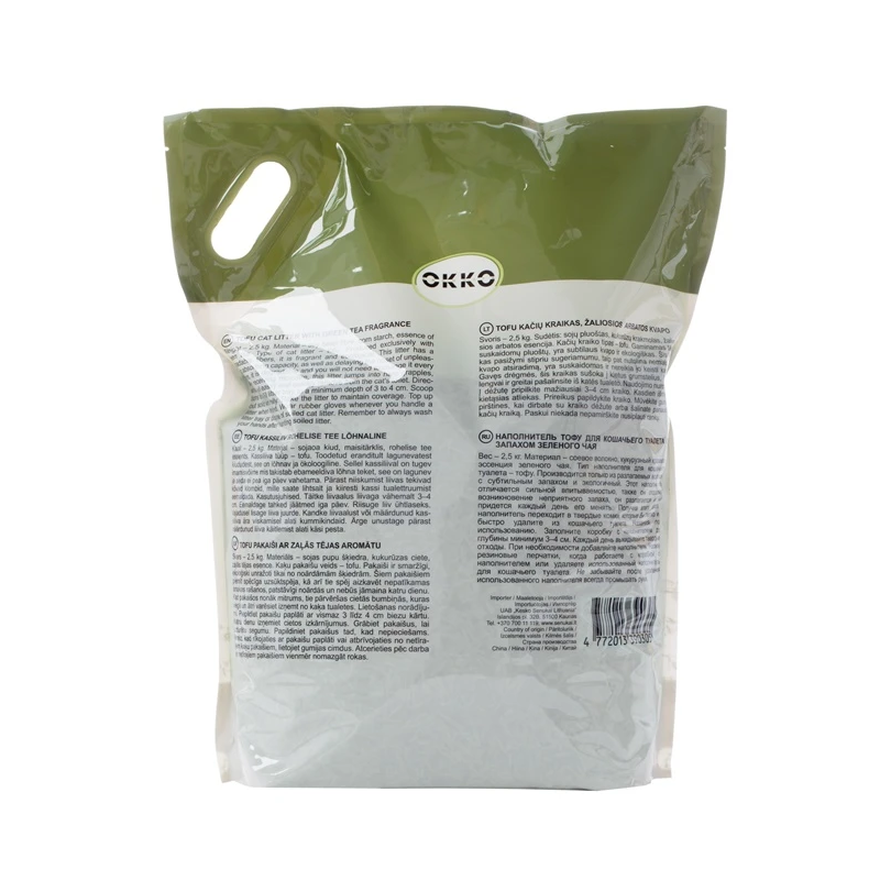 Pakaiši kaķiem tofu zaļās tējas ar. 6kg