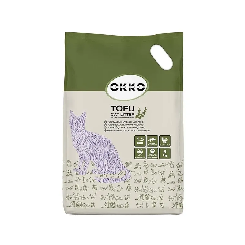 Kačių kraikas organinis ,sušokantis, Okko Tofu. 6 kg. 13.8l