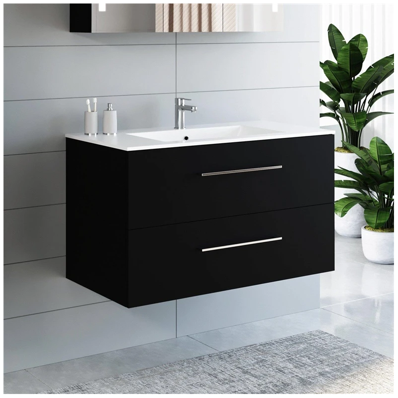 Vannas skapītis DOMOLETTI SA91, melns