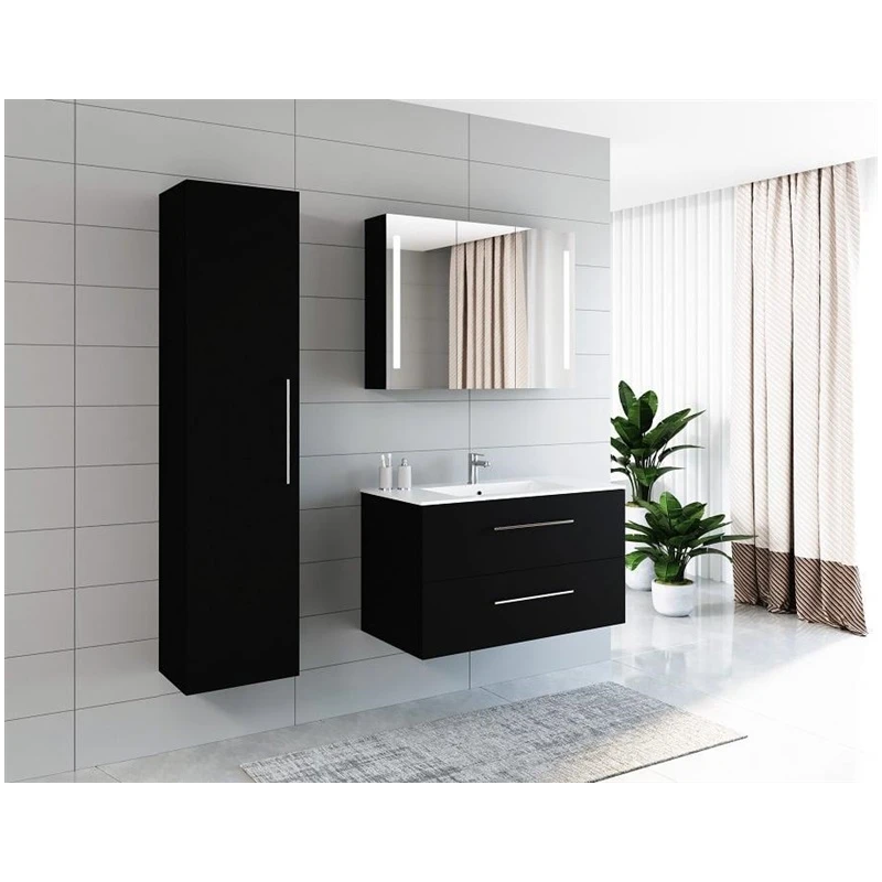 Vannas istabas skapītis DOMOLETTI SU38-1, melns