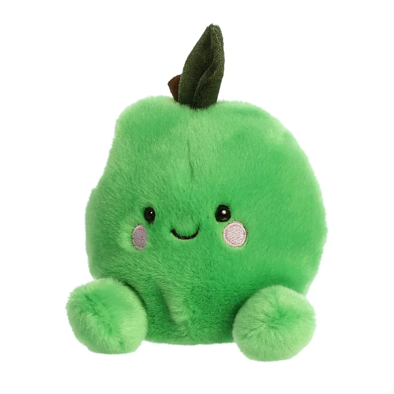 AURORA Palm Pals Plush Green Apple, 10 cm