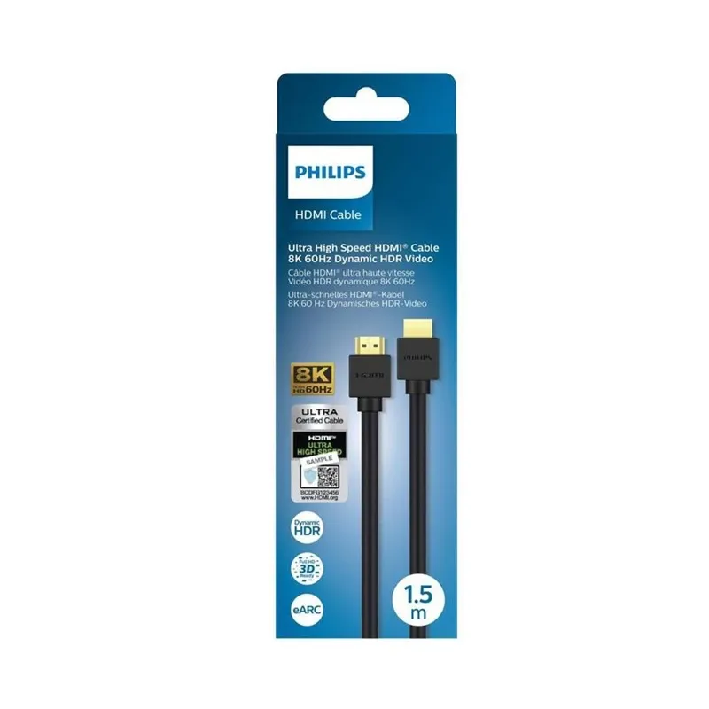 Cable hdmi 2.1 1.5m philips swv9431-00