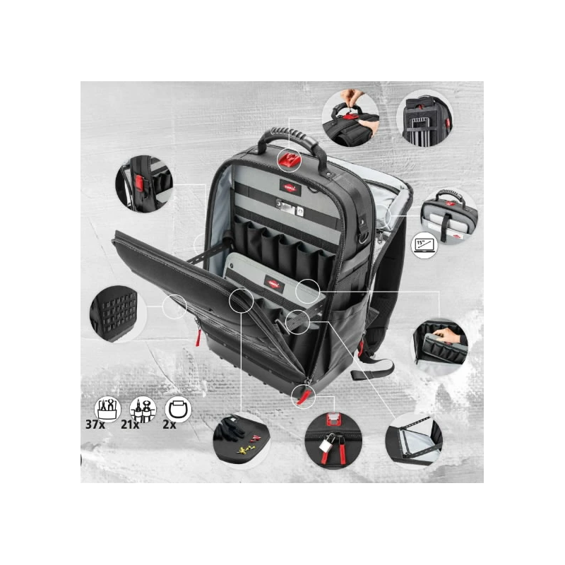 Instrumentu soma Modular X18, tukša, Knipex