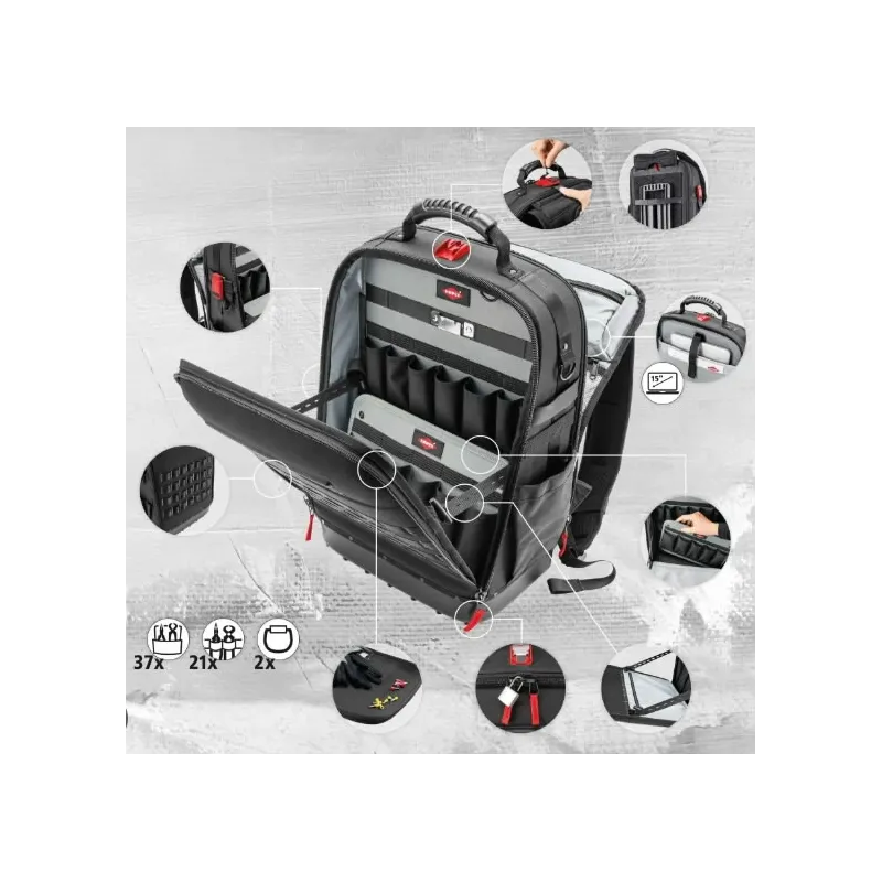 Портфель для инструментов Modular X18, пустой, Knipex