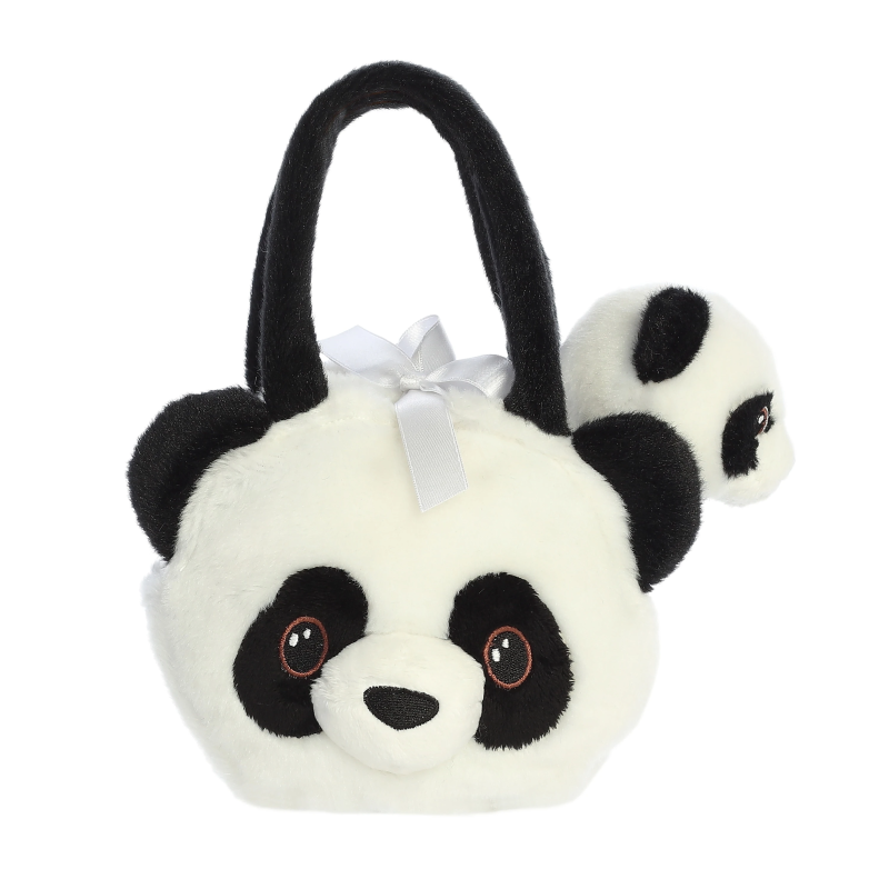 AURORA Fancy Pals plīša rotaļlieta Panda somiņā, 20 cm