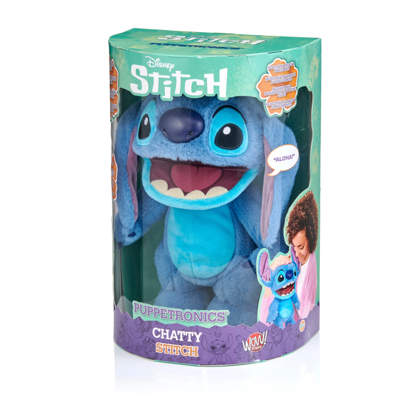 STITCH Real FX Interaktīvā lelle – Pļāpīgais Stičs