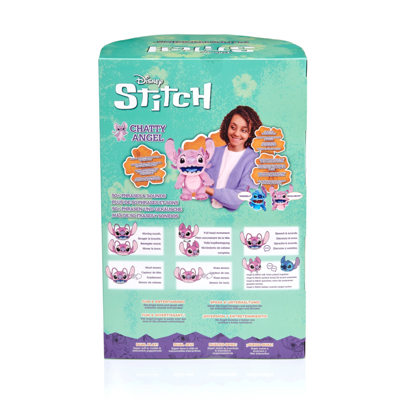 STITCH Real FX Interaktīvā lelle – Pļāpīgā Eņģele