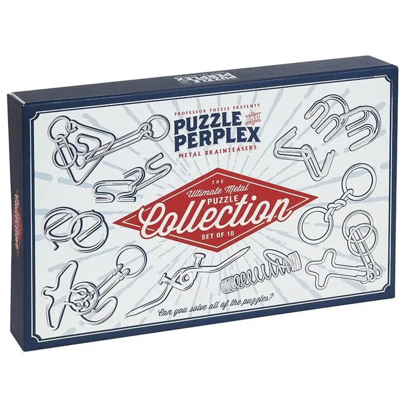 Mõistatused Professor Puzzle Perplex Range Set Of 10 Metal Puzzles