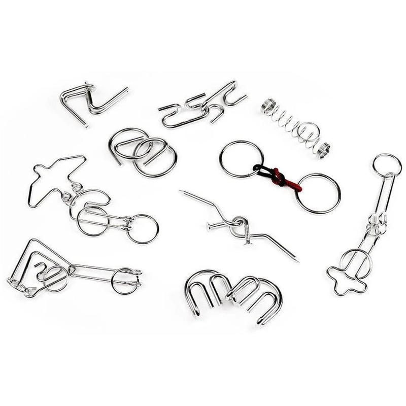 Spēle puzzle and perplexset of 10 metal