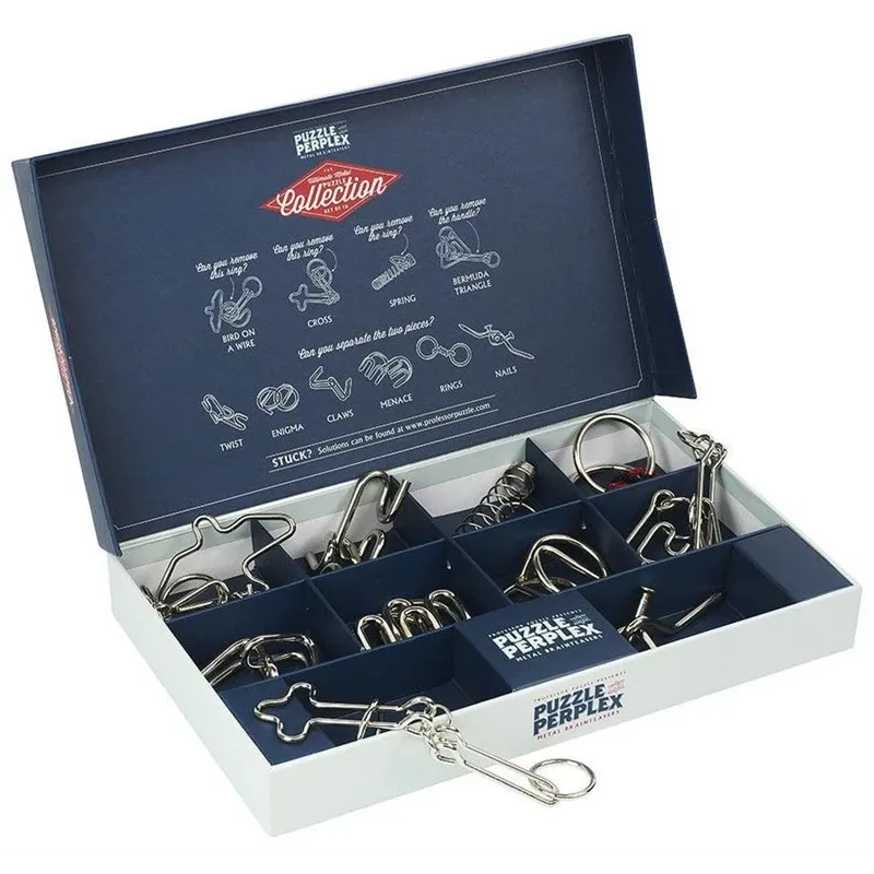 Mõistatused Professor Puzzle Perplex Range Set Of 10 Metal Puzzles