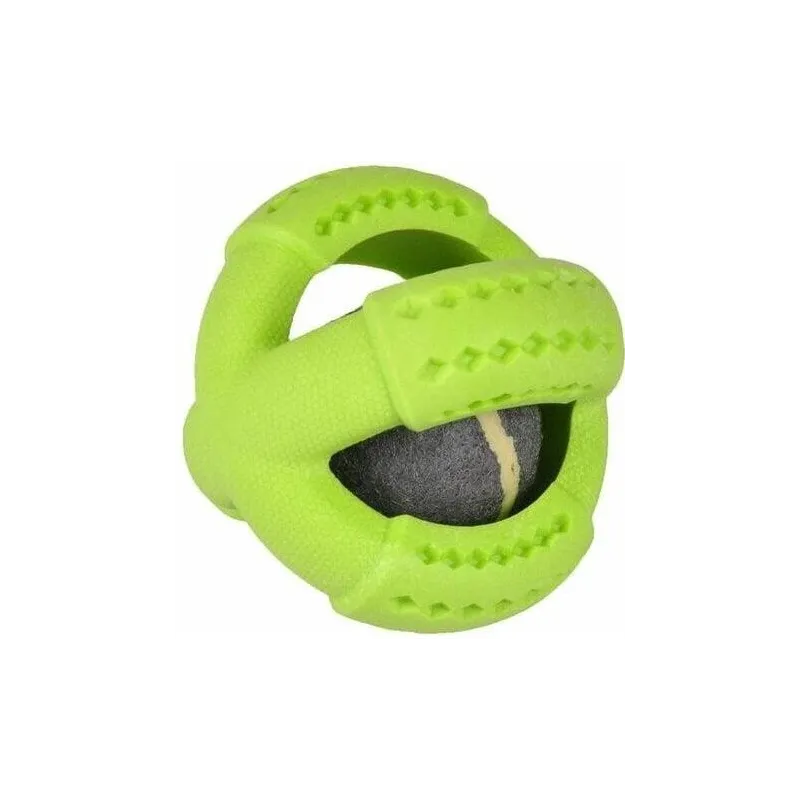 Rotaļlieta sunim, bumba Flamingo Dina KF72839, 90 cm, zaļa krās.