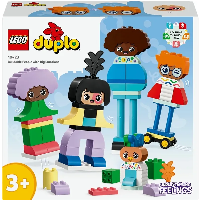 Konstruktorius LEGO DUPLO TownPilsēta Uzbūvējami cilvēki ar lielām emocijām 10423