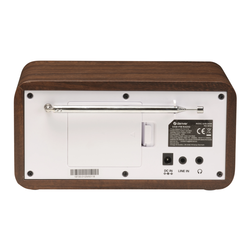 Denver DAB-30DW Dark Wood
