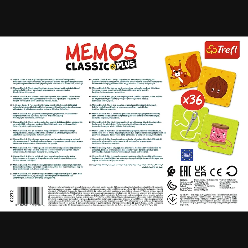 TREFL Memo Classic Plus Logic
