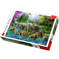 TREFL Puzle Vilki, 1000 gab.