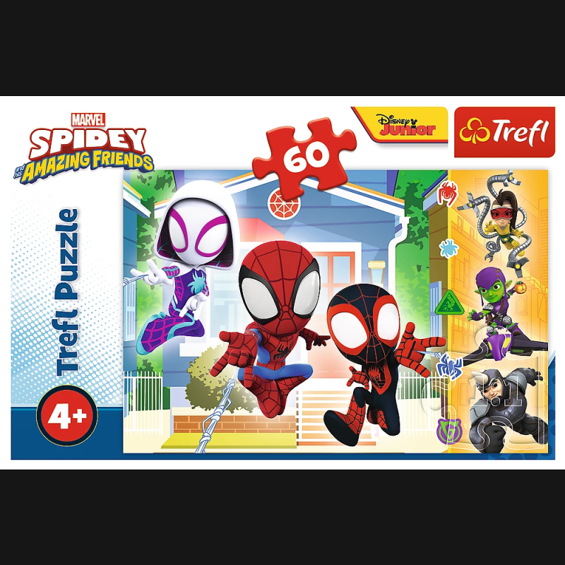 TREFL SPIDER-MAN Puzle Spidey, 60 gab.
