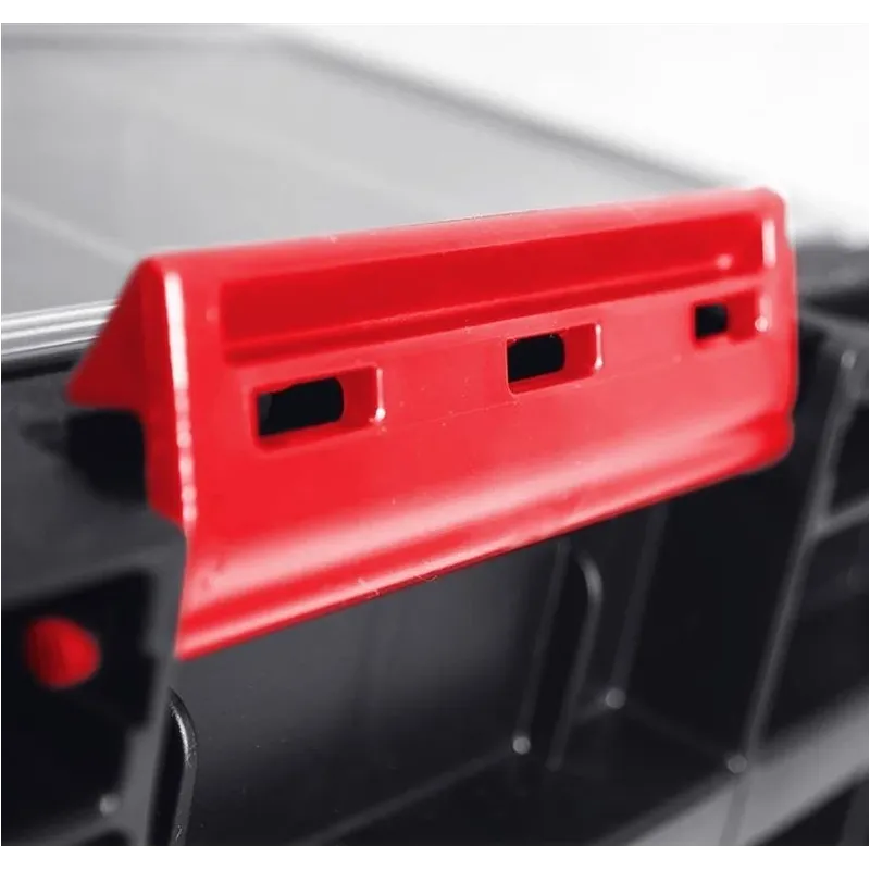 Instrumentu kaste Qbrick 5901238246770, 58.5 cm x 38.5 cm x 19 cm, melna krās.