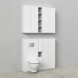 Skapis augšējais atrato balts