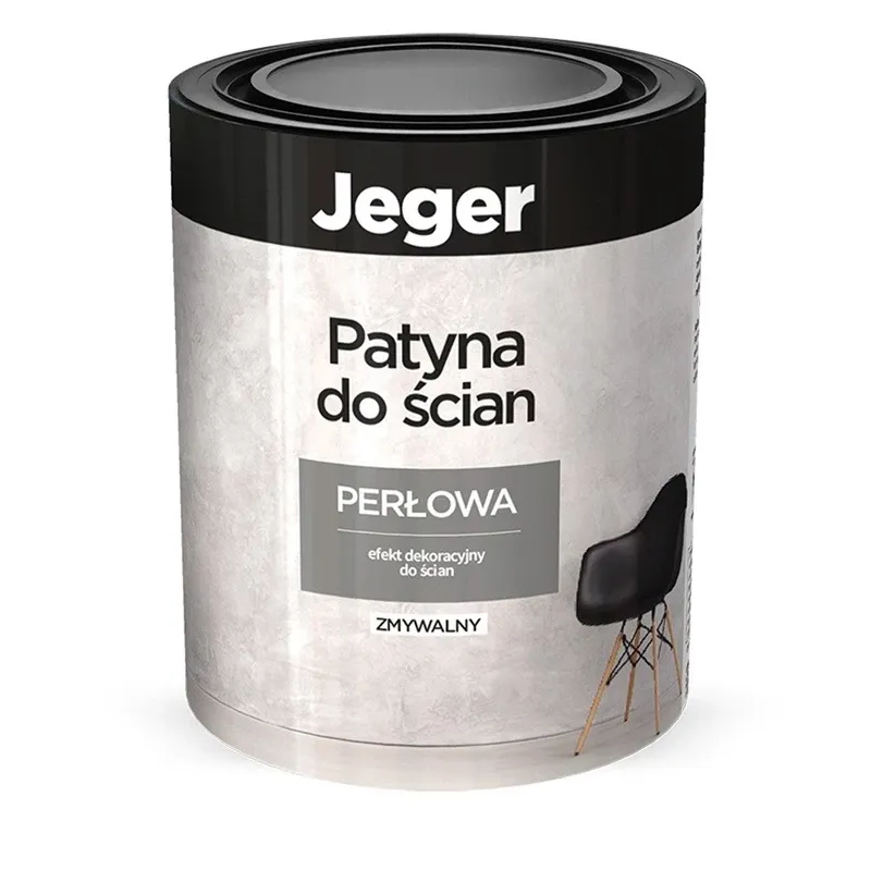 Spec. paskirties dažai, sienoms Jeger Patine Pearl, perlo sp., 0.75 l