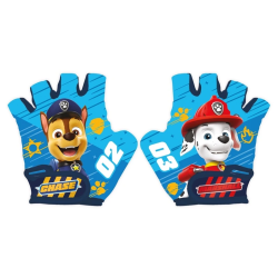 Cimdi velosipēd. bērnu paw patrol zili