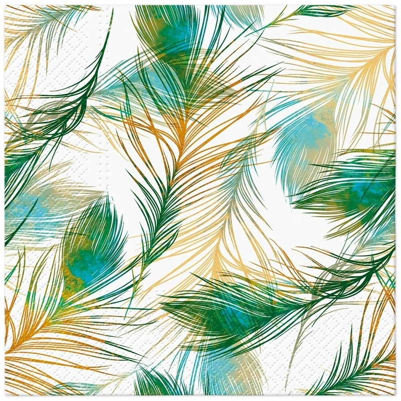 Salvetes pap.spalvu komp.33x33cm 20gab