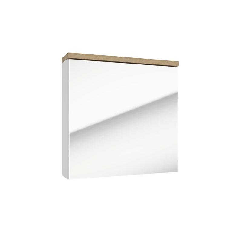 Pakaramais vannas skapītis ar spoguli Stilla, koks, 15x60.4x60cm