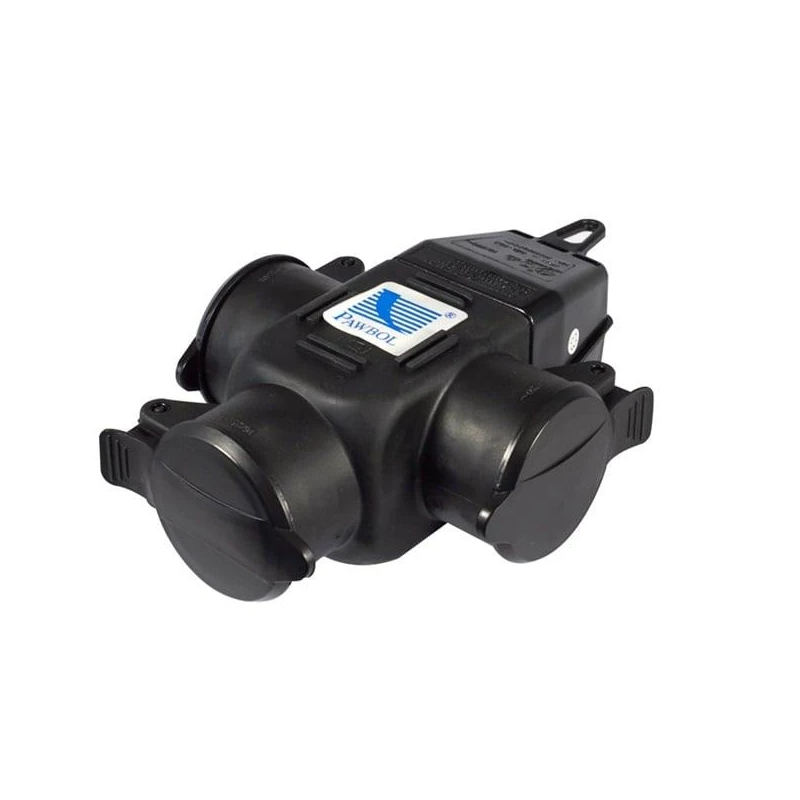 Kontaktligzda d.3156 s 16a ip44 melna