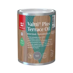 Eļļa valtti plus terrace oil 0.9l pelēka