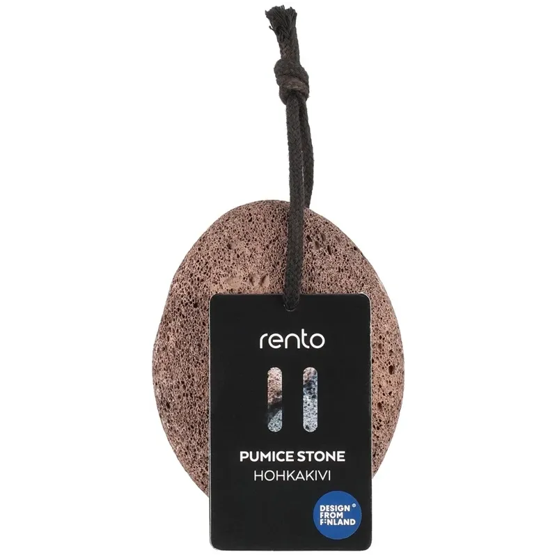 Скраб Rento, пемза, 10 x 7.5 см, коричневый