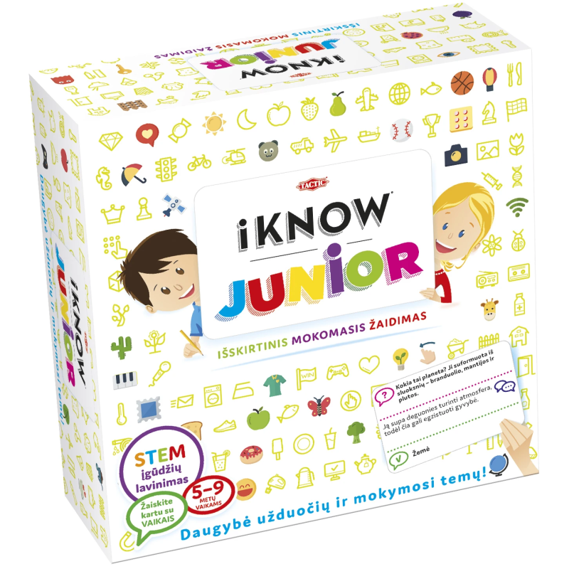 Galda spēle Tactic Es zinu 54545 LT