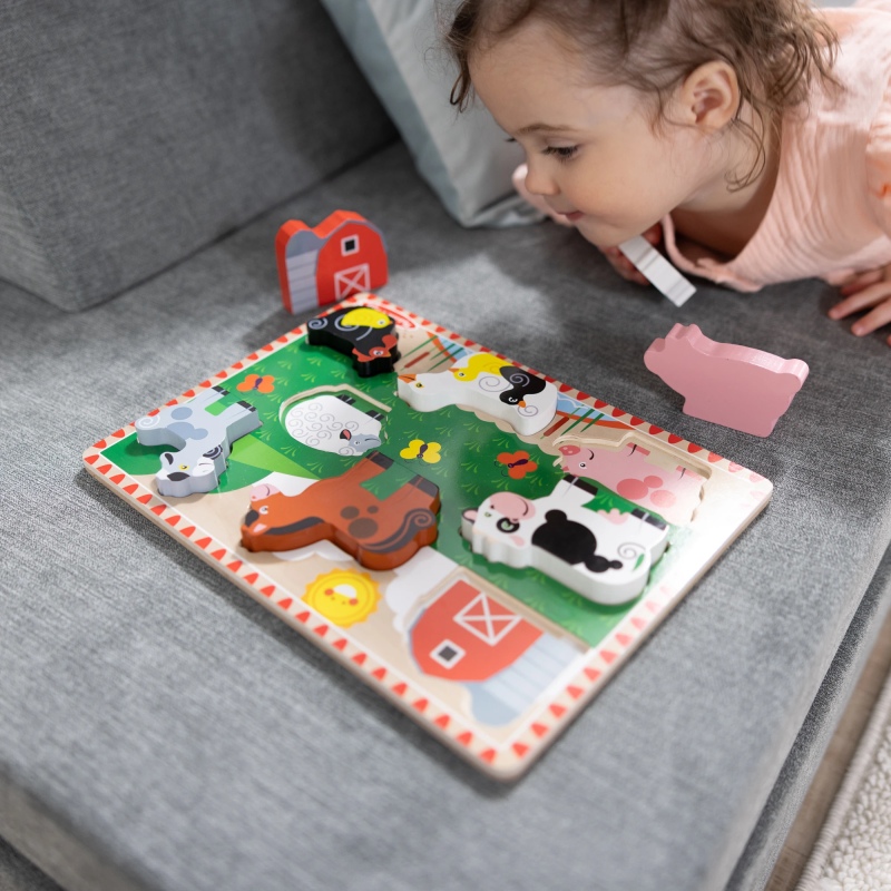 MELISSA & DOUG Lauku saimniecības puzle ar lieliem gabaliem