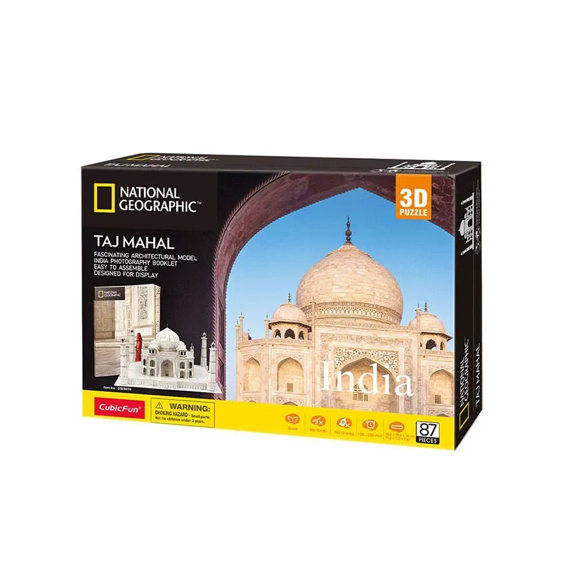 CUBICFUN 3D Puzle National Geographic - Tadžmahals