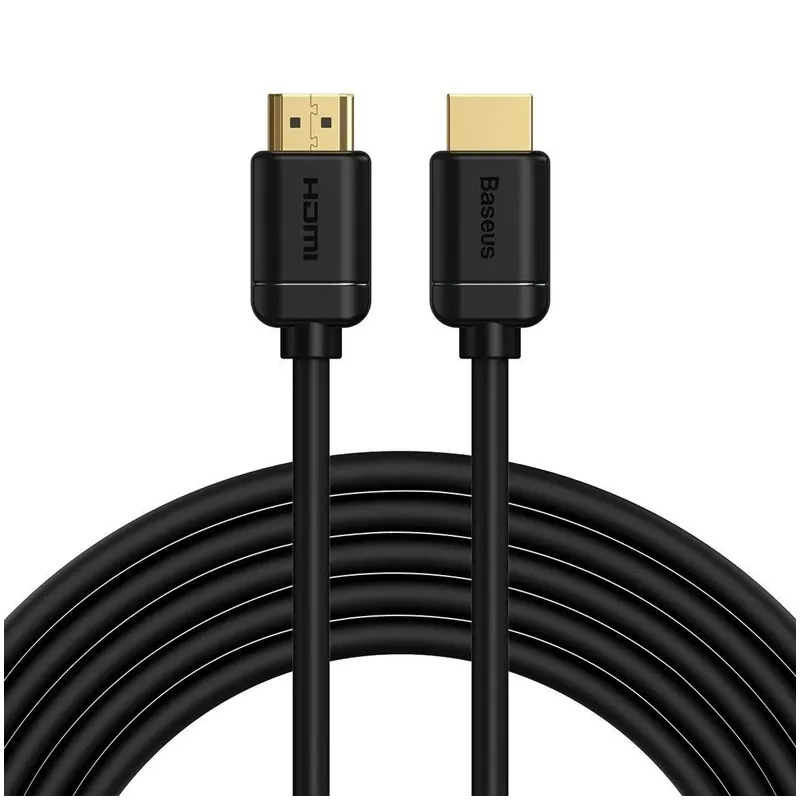 Kabelis Baseus CAKGQ-D01 HDMI Male ,vyriška,, HDMI Male ,vyriška,, 5 m, juoda sp.