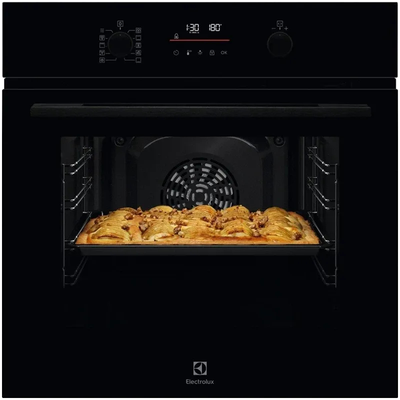 Iebūvētā cepeškrāsns Electrolux 600 sērija „SurroundCook“ EOFDP46BK