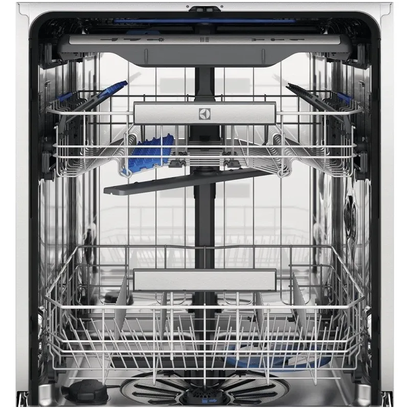 Įmontuojama indaplovė Electrolux 700 serija „GlassCare“ EcoLine EEG68600W, juoda sp.