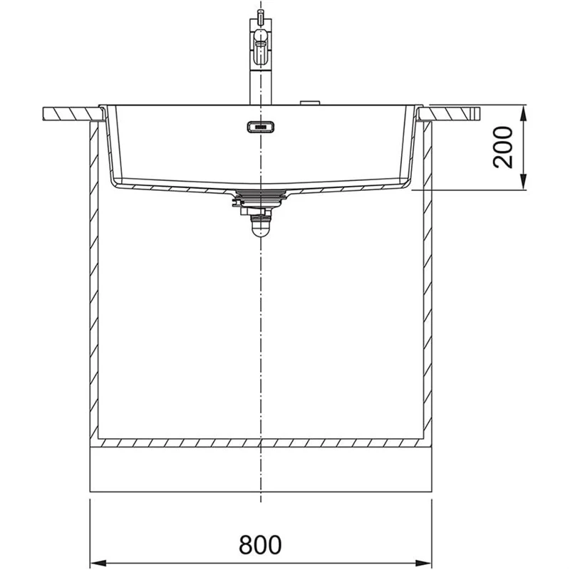 Virt izlietne maris mrg210 125.0683.235