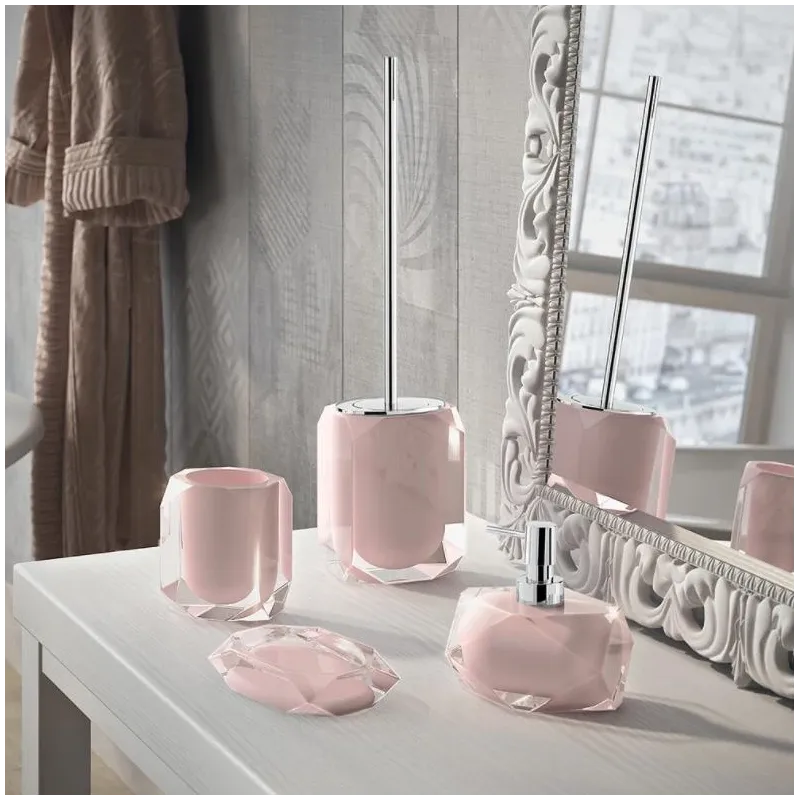 Tualetes birste Gedy Chanelle CH33-02, balta krās., 10.6 cm x 45.7 cm x 8.6 cm