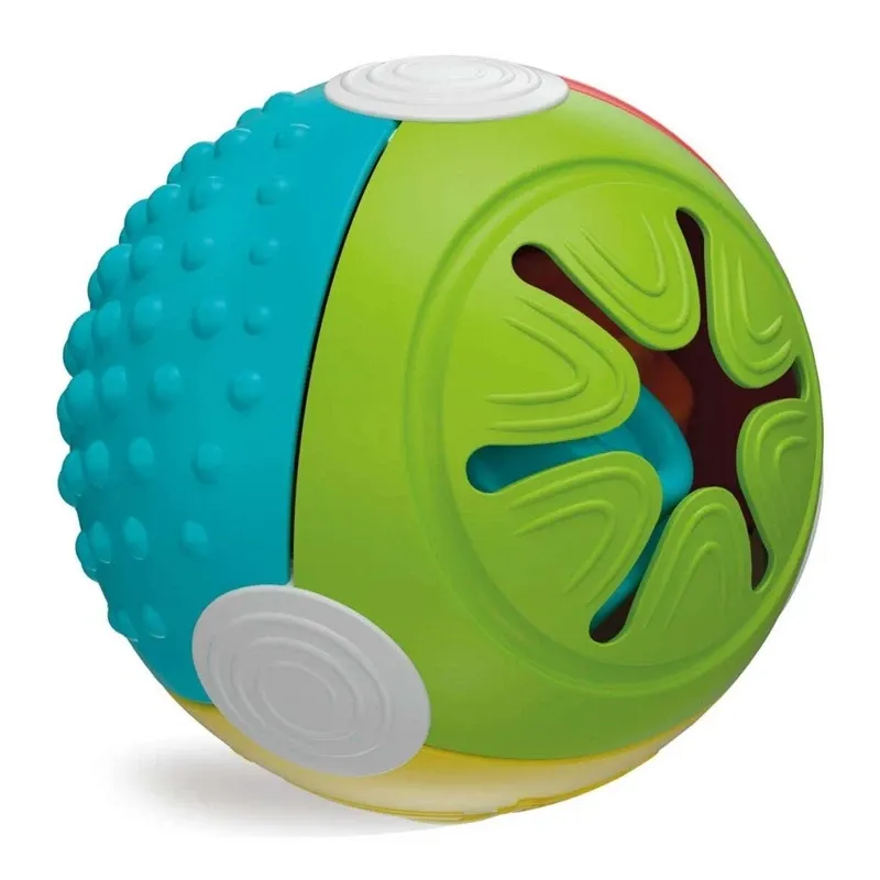 Sensorā bumba, sensorika, manipulācijas Clementoni Clemmy Sensory Ball, daudzkrāsaina