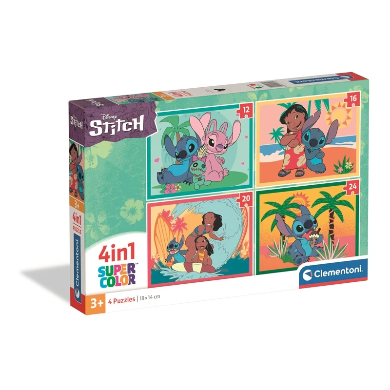 Rotaļlieta puzle 4in1 stičs 21745