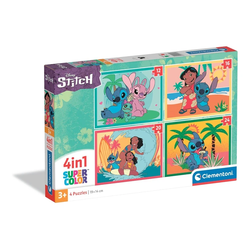 Rotaļlieta puzle 4in1 stičs 21745