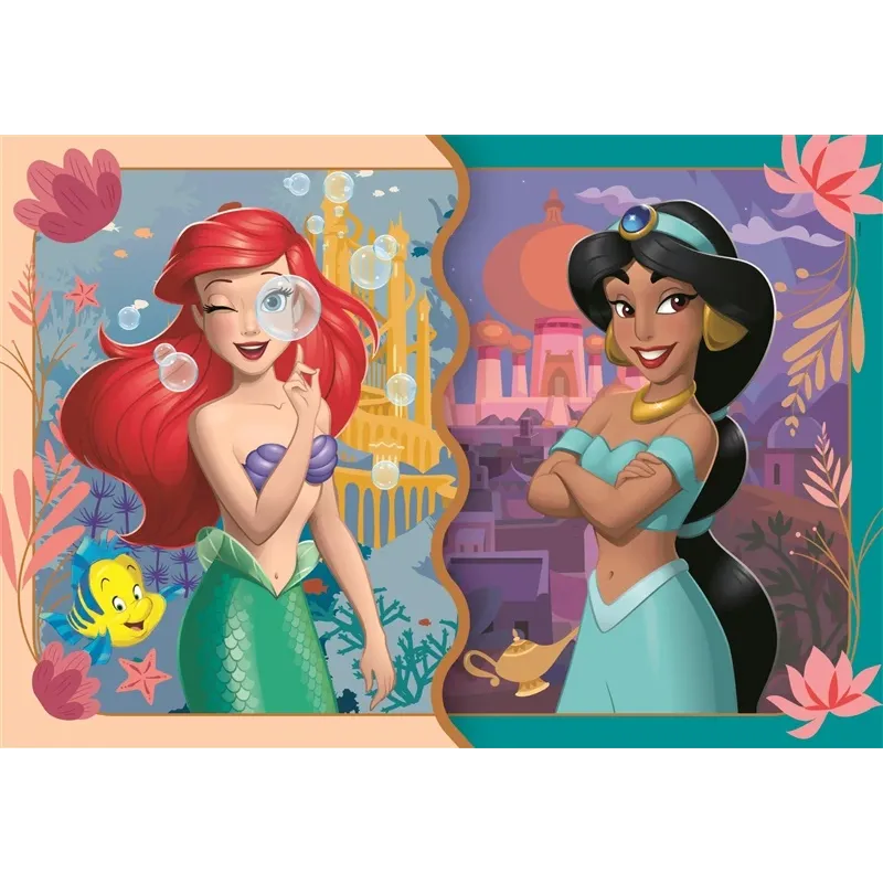 Пазл 2in1 Clementoni Disney Princess 24092, 27 см x 18.5 см, 40 шт.
