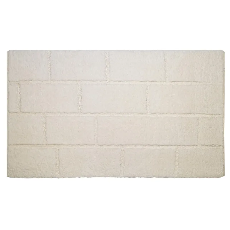 Vannas istabas paklājs Saniplast Wall Naturale, bēša krās.-smilškrāsas, 100 cm x 55 cm