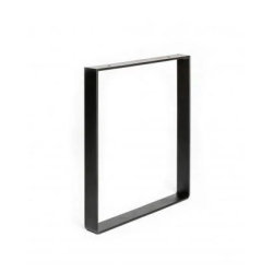 Galda kāja taisnstūra 385x350x40x5 melna