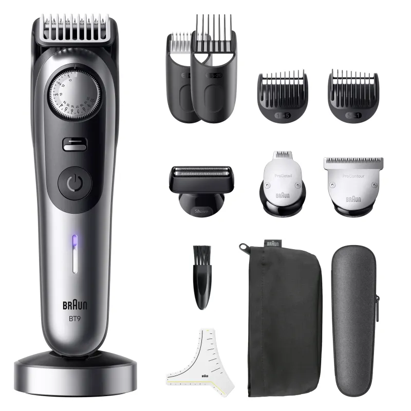 Триммер для бороды Braun Series 9 BT9560, li-ion, черный