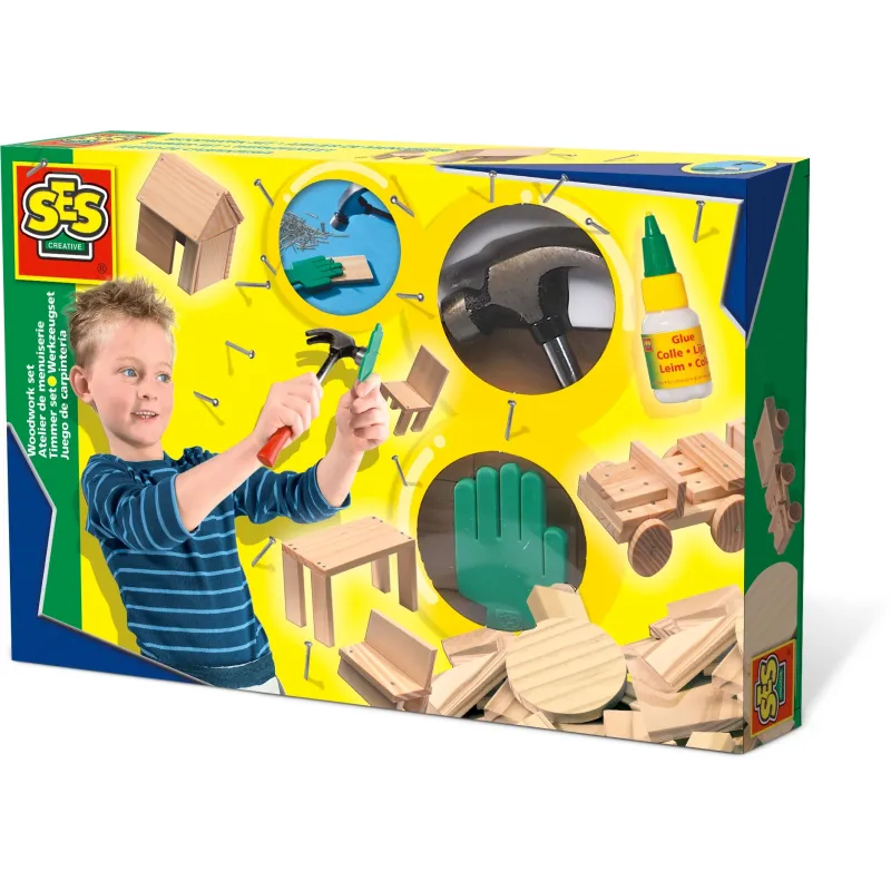 Koka figūru ražošanas komplekts SES Creative 00943